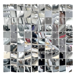 Foto 2 | Panel Decorativo 4d Eco Shimmer Wall 24pz 30*30cm Lentejuela (Diamante)