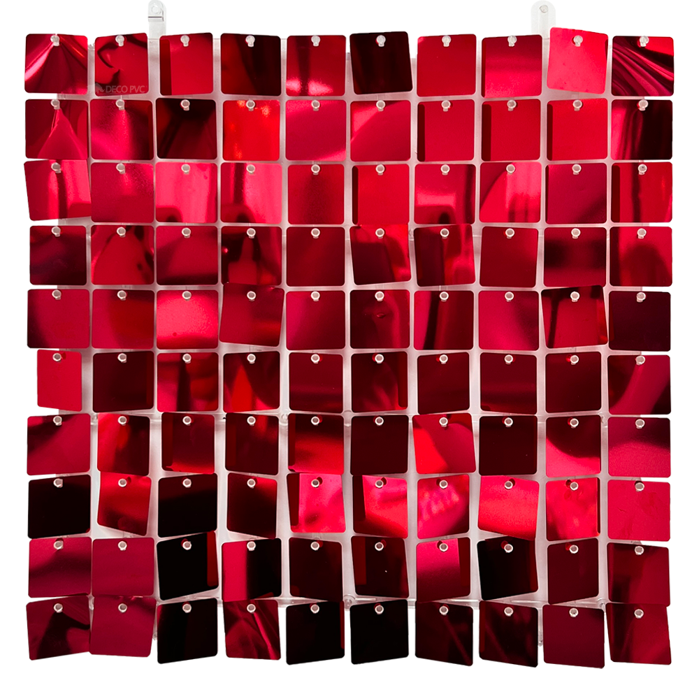 Foto 2 pulgar | Panel Decorativo 4d Eco Shimmer Wall 24pz 30*30cm Lentejuela (Cherry)