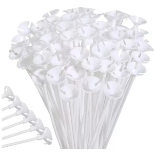 Foto 1 | Porta Globos Paquete Con 200 Copas Y 200 Varas De 40 Cm