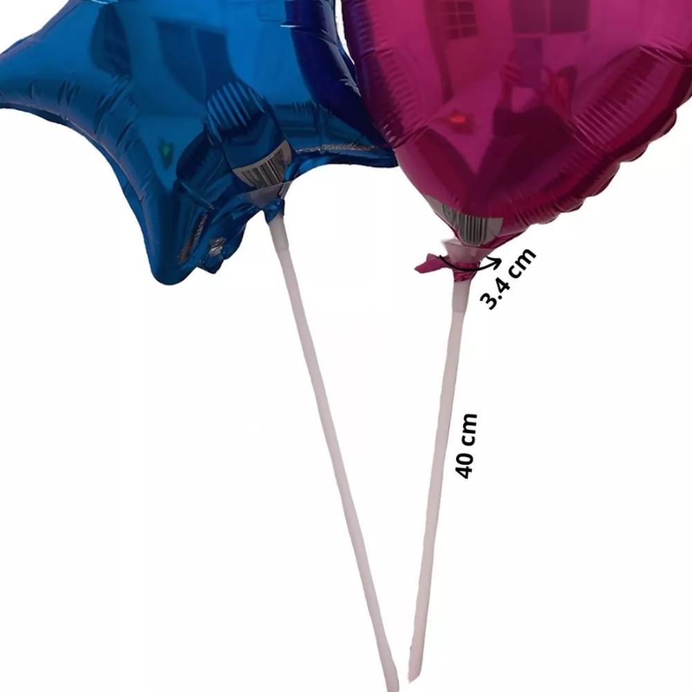 Foto 6 pulgar | Porta Globos Paquete Con 200 Copas Y 200 Varas De 40 Cm