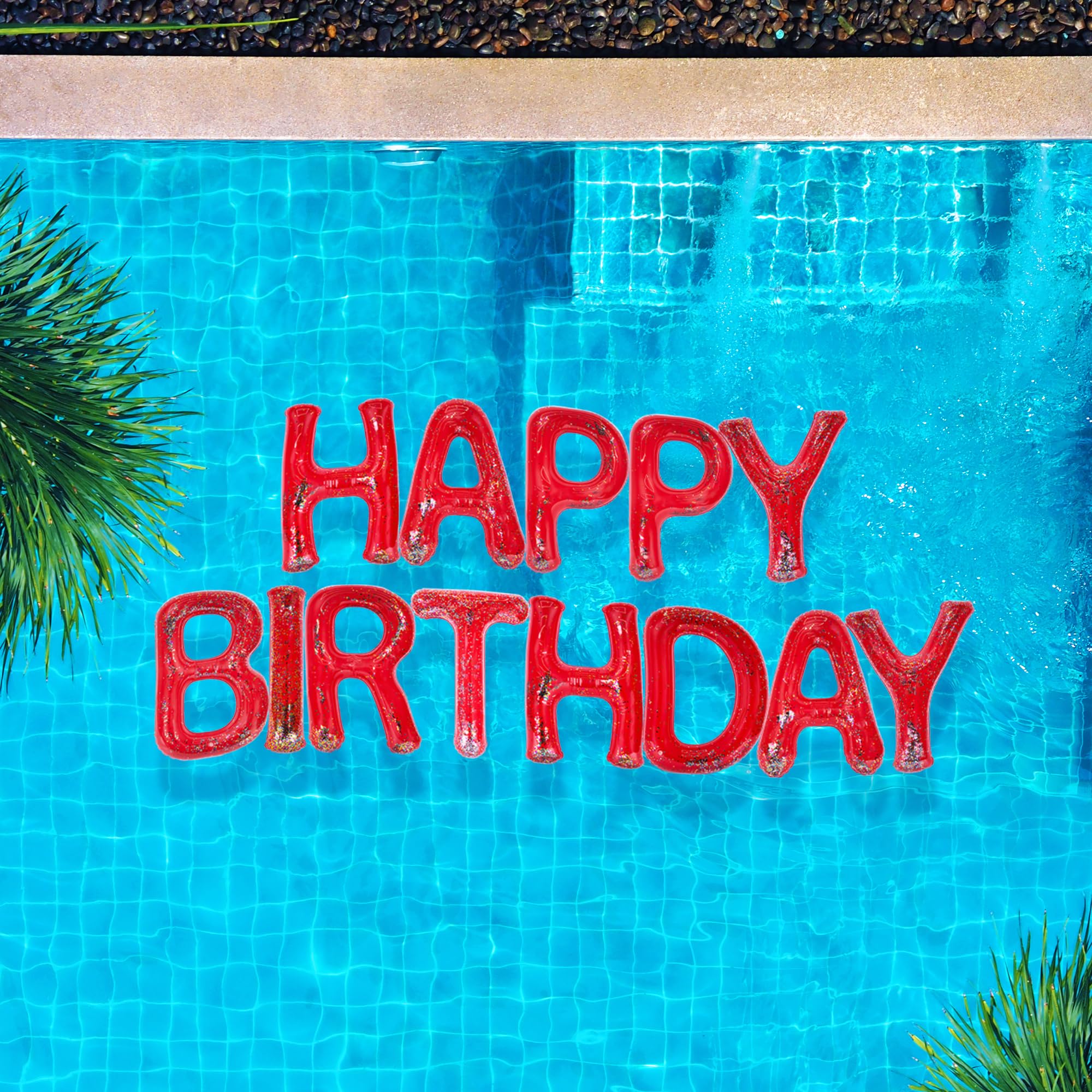 Foto 8 pulgar | Decoraciones Para Fiestas En La Piscina, Arte Y Creatividad, Carroza De Feliz Cumpleaños - Venta Internacional.