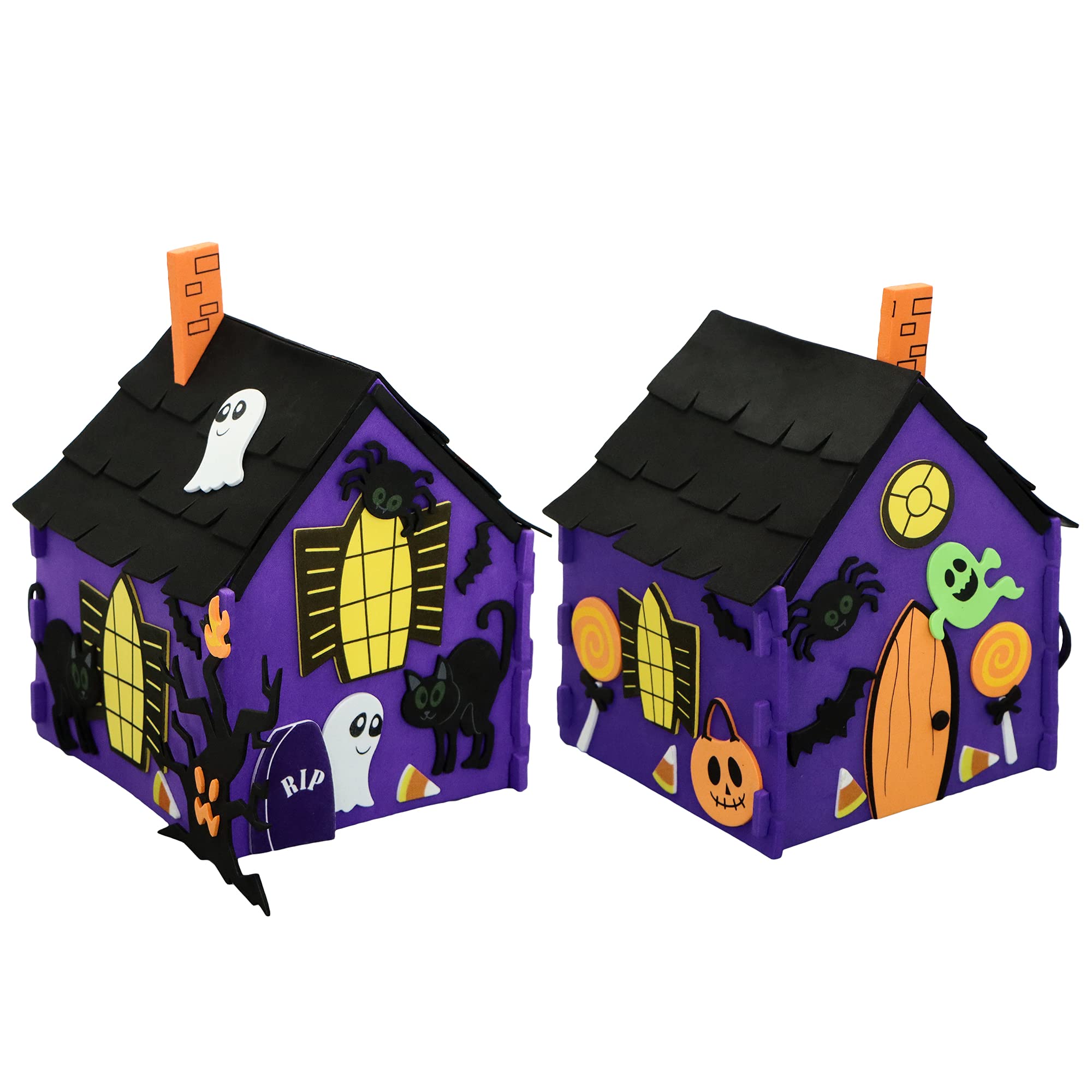 Foto 6 pulgar | Kit De Manualidades Con Espuma Joyin Para Halloween Con Casa Embrujada 3d Para Niños - Venta Internacional.