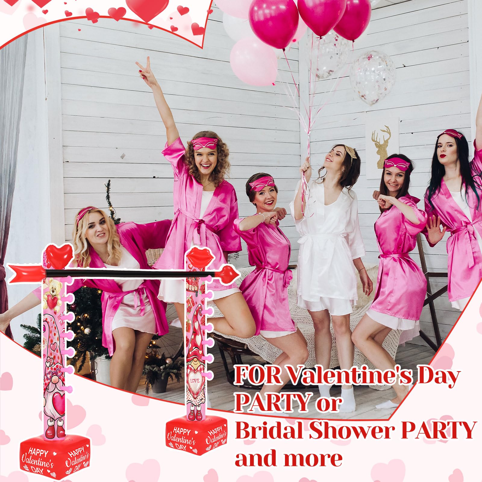 Foto 7 pulgar | Juego de Limbo Inflable Gejoy Gnome Party - Venta Internacional