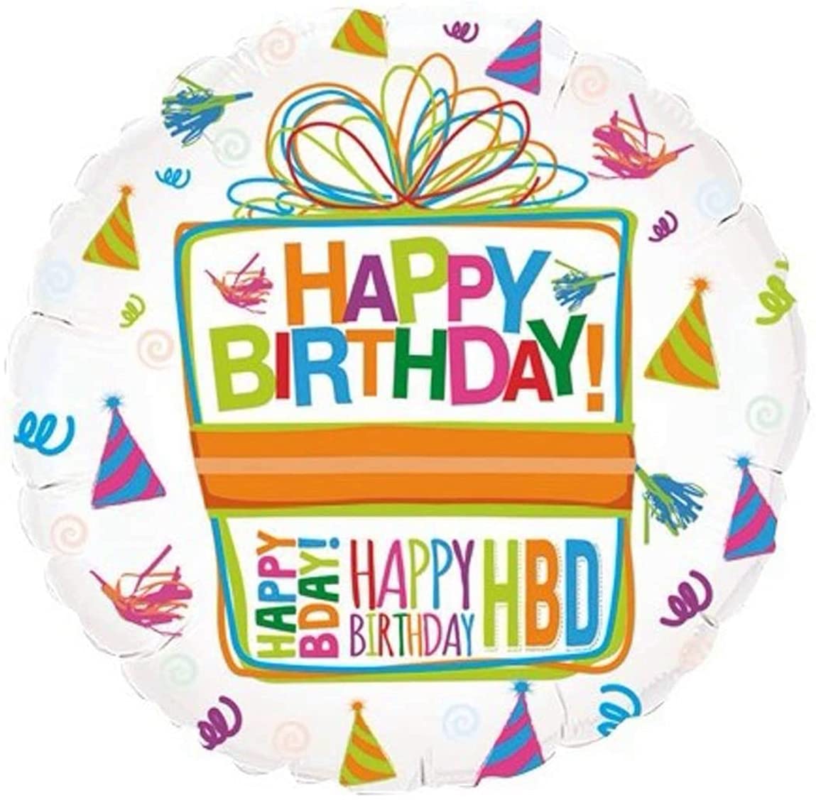 Foto 6 | Set De Globos Para Fiesta De Cumpleaños Con Punto De Anagrama, 7 Piezas, Bq_4159 - Venta Internacional.
