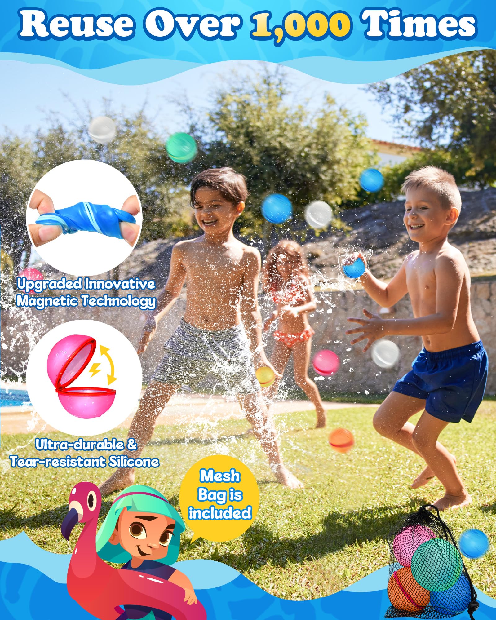 Foto 4 pulgar | Globos De Agua Kokodi Soppycid, Reutilizables, Recargables, 8 Unidades - Venta Internacional.