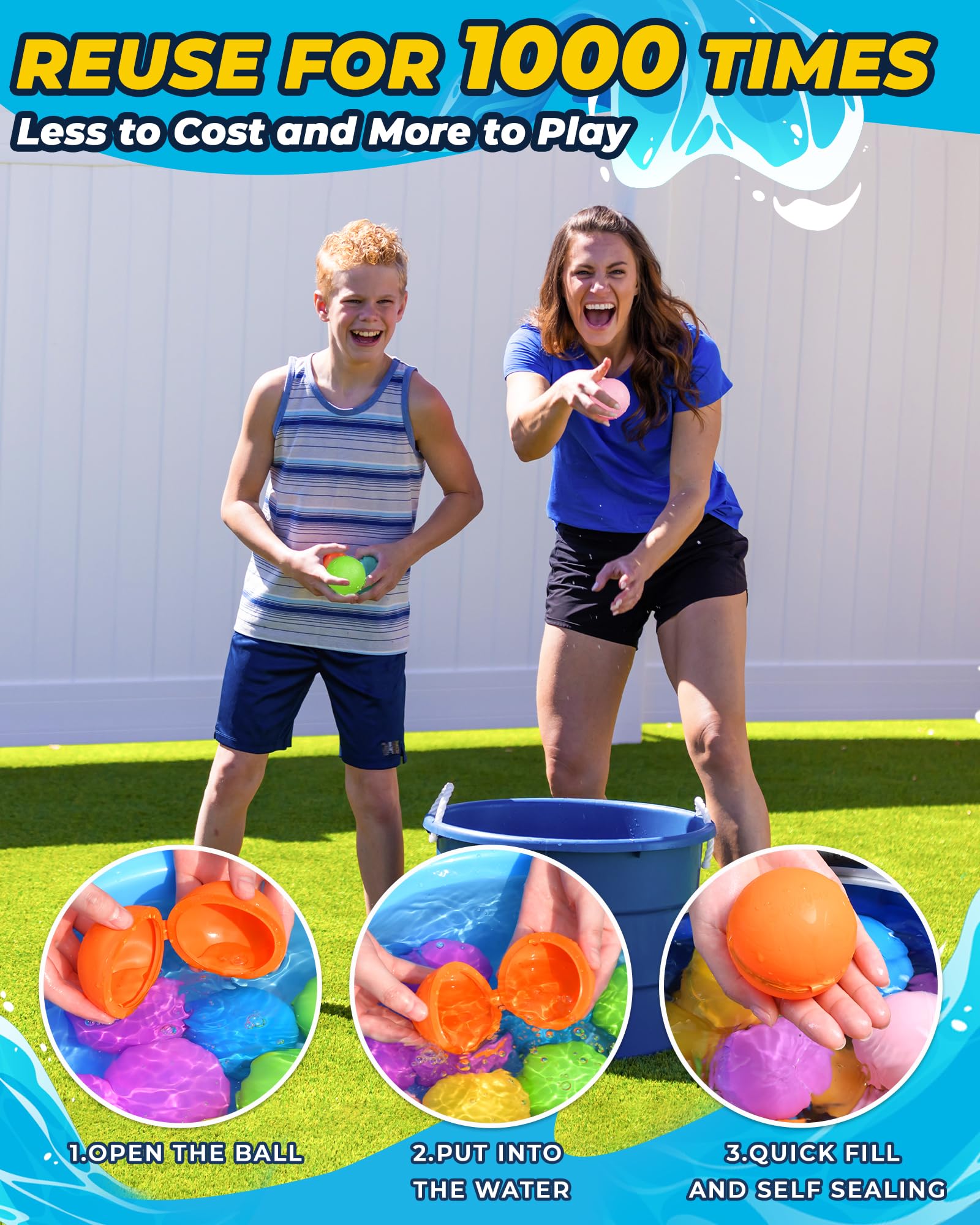 Foto 4 pulgar | Globos De Agua Smasiagon Soppycid Magnéticos Reutilizables, Paquete De 12 - Venta Internacional.