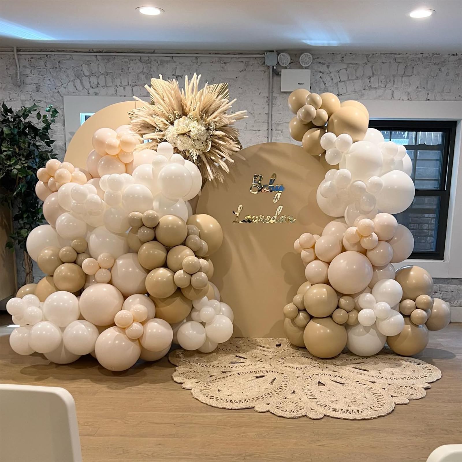 Foto 4 pulgar | Kit De Guirnaldas Con Forma De Arco Con Forma De Globo Feyg Netural Bear Baby Shower - Venta Internacional.