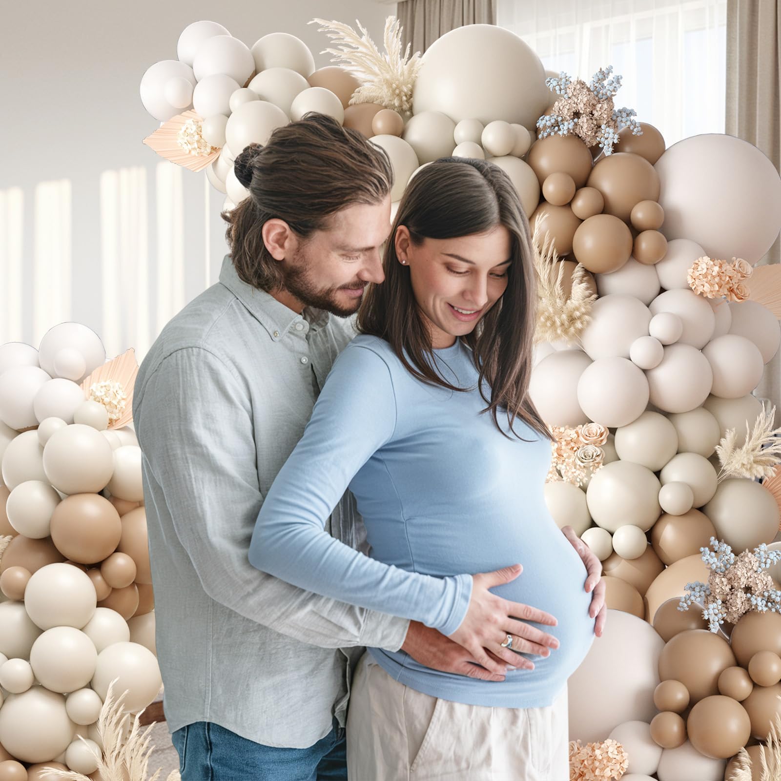 Foto 6 pulgar | Kit De Guirnaldas Con Forma De Arco Con Forma De Globo Feyg Netural Bear Baby Shower - Venta Internacional.