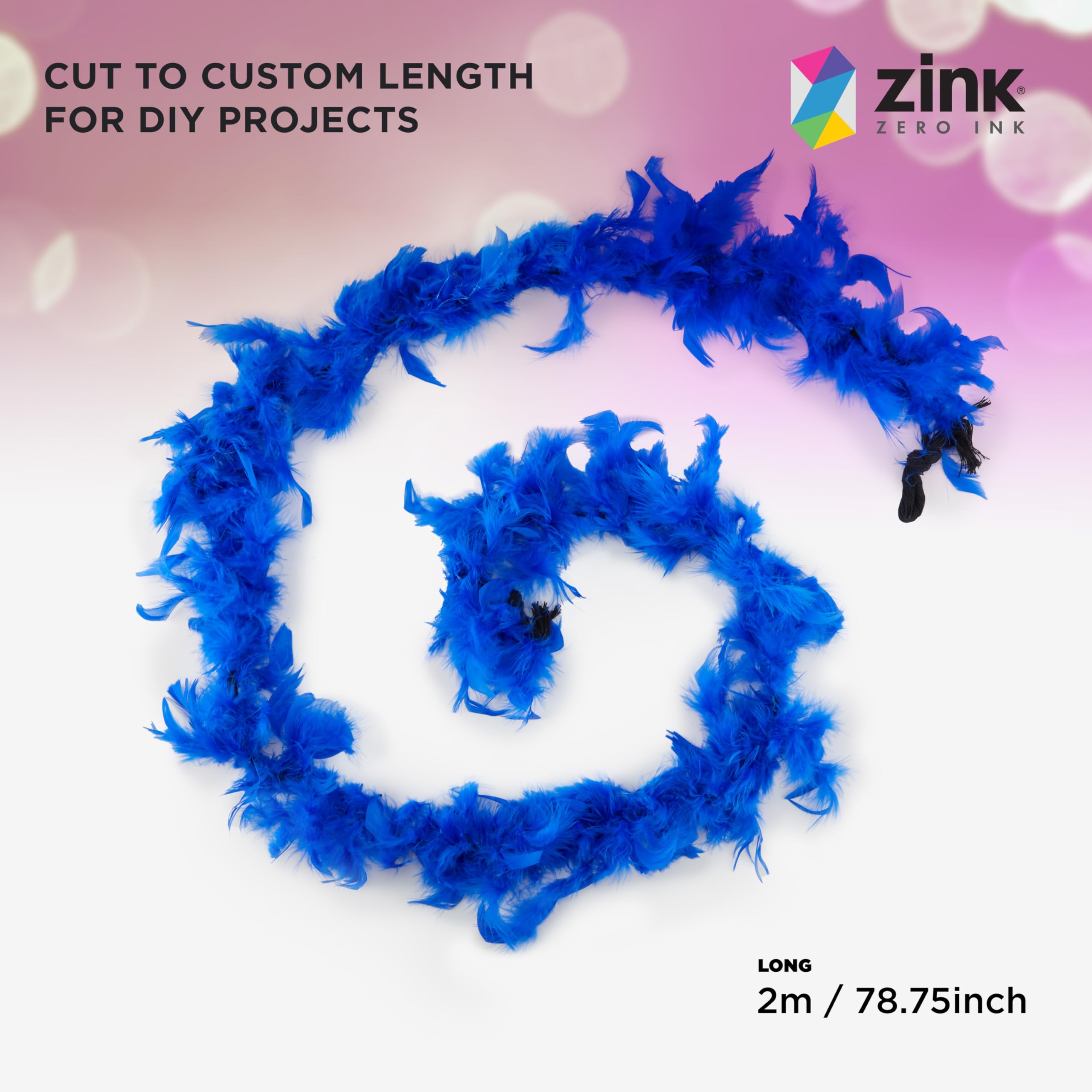 Foto 4 pulgar | Tintas De Zinc Feather Boas, 6 Unidades, Coloridas, Para Disfraces Y Regalos De Fiesta - Venta Internacional.