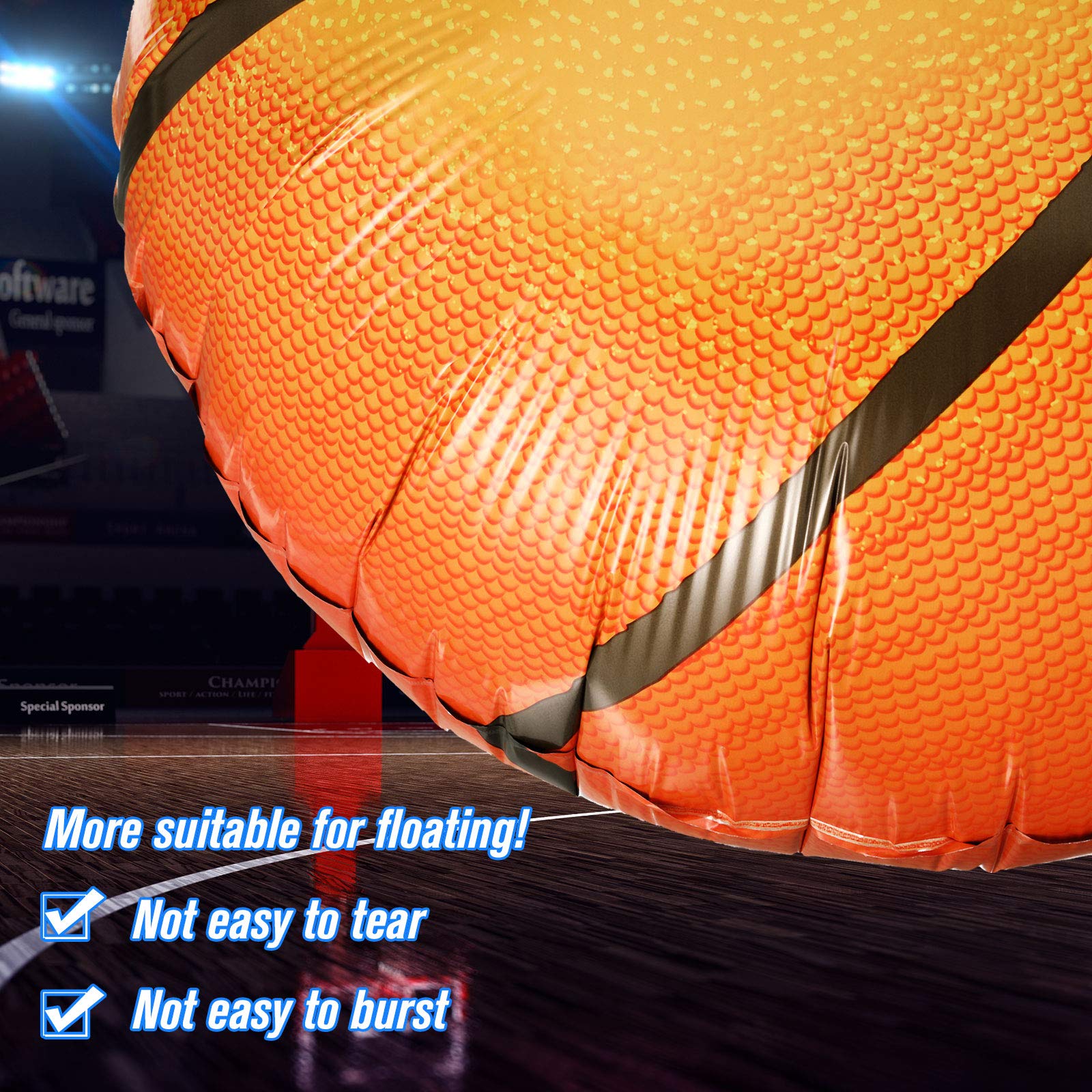 Foto 4 pulgar | Juego De Globos De Baloncesto Skylety, 46 Cm, Papel De Aluminio, 6 Unidades - Venta Internacional.
