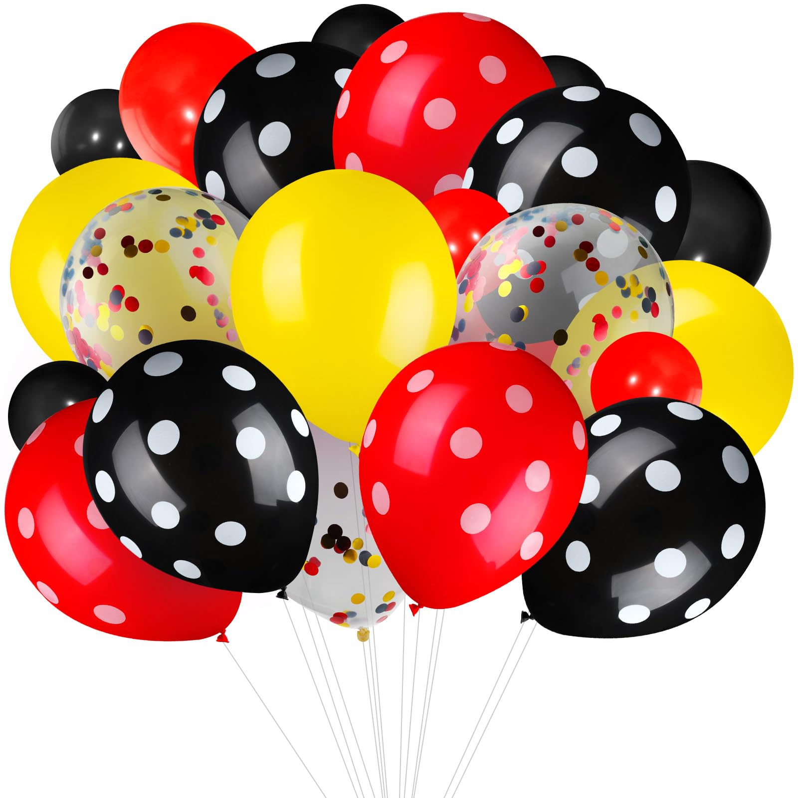 Foto 1 | Globos De Fiesta Skylety, 75 Piezas, Color Ratón, Con Confeti - Venta Internacional.