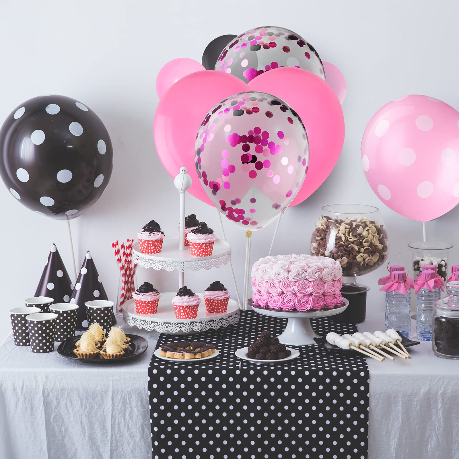 Foto 4 | Globos De Fiesta Skylety, 75 Piezas, Color Ratón, Con Confeti - Venta Internacional.
