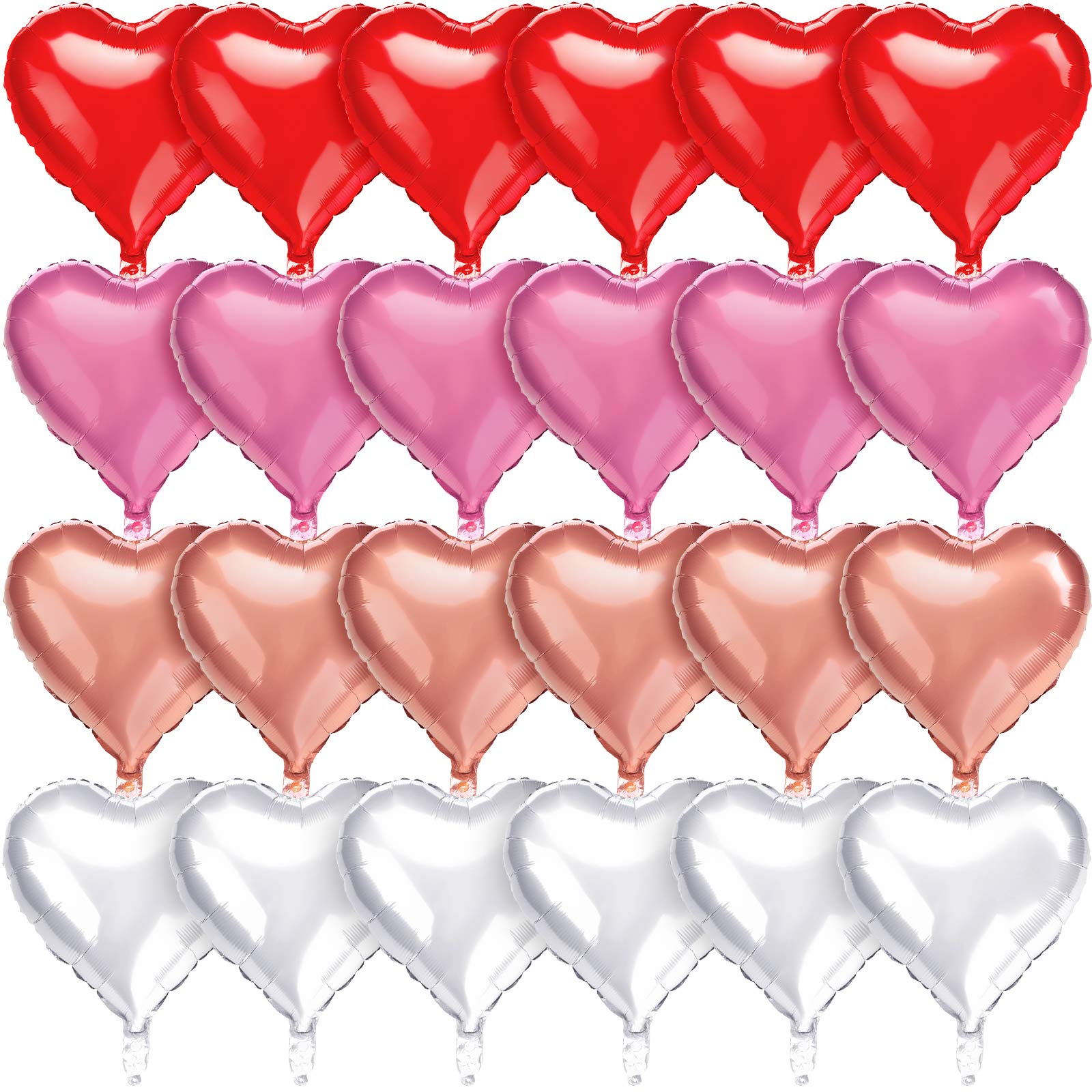 Foto 7 pulgar | Lámina Con Forma De Corazón Para El Día De San Valentín De Balloons Skylety, 18 Pulgadas, 24 Unidades - Venta In