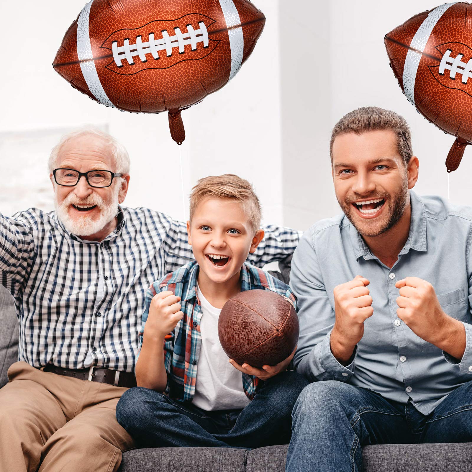Foto 7 pulgar | Football Balloons Skylety Football Rugby, Lámina De Aluminio De 26 Pulgadas - Venta Internacional.