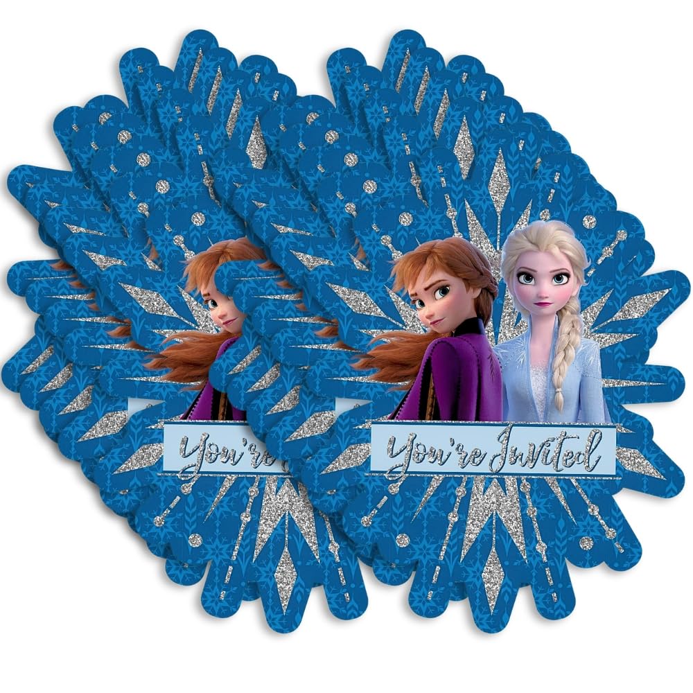 Foto 2 pulgar | Invitaciones Disney Frozen 2 Jumbo Deluxe, Paquete De 8 - Venta Internacional.