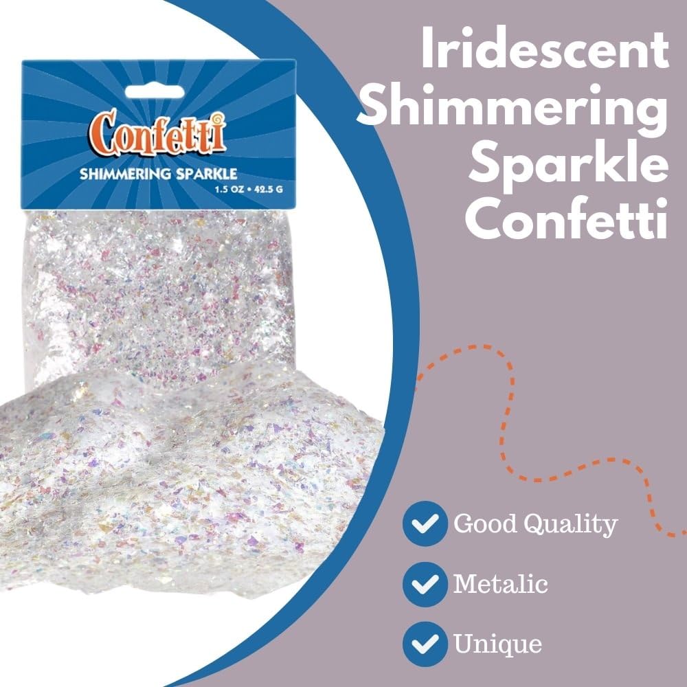 Foto 5 pulgar | Brillo Iridiscente Y Brillante Confetti Amscan, 45 Ml (1 Paquete) - Venta Internacional.