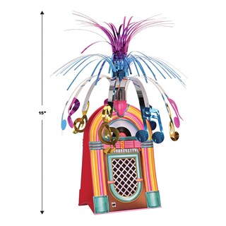 Foto 2 | Beistle Para Centro De Mesa Jukebox, Accesorio Para Fiestas (1 Unidad) - Venta Internacional.