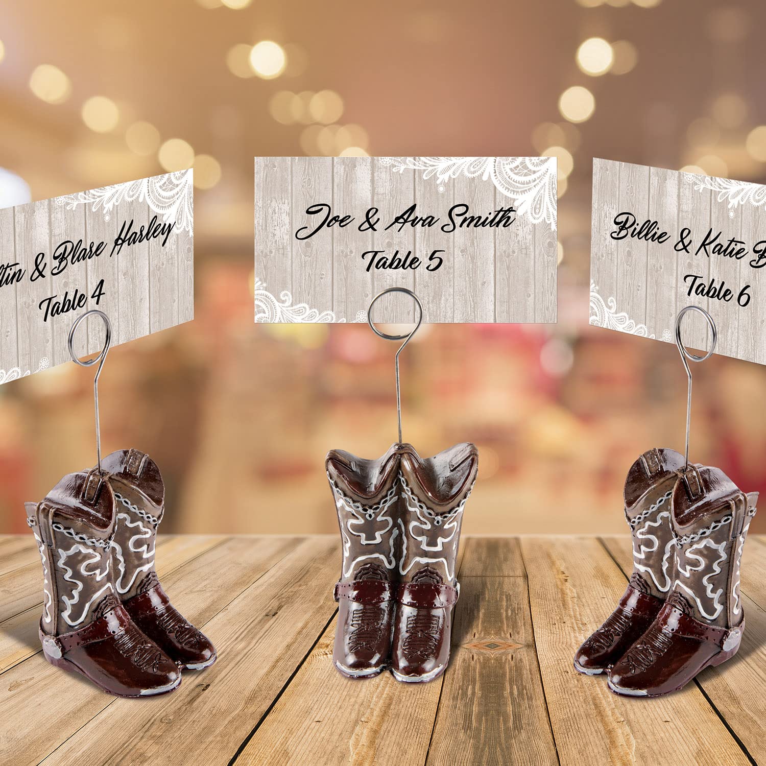 Foto 4 | Accesorio Para Fiestas Beistle, Botas Vaqueras, Soporte Para Fotos O Globos - Venta Internacional.