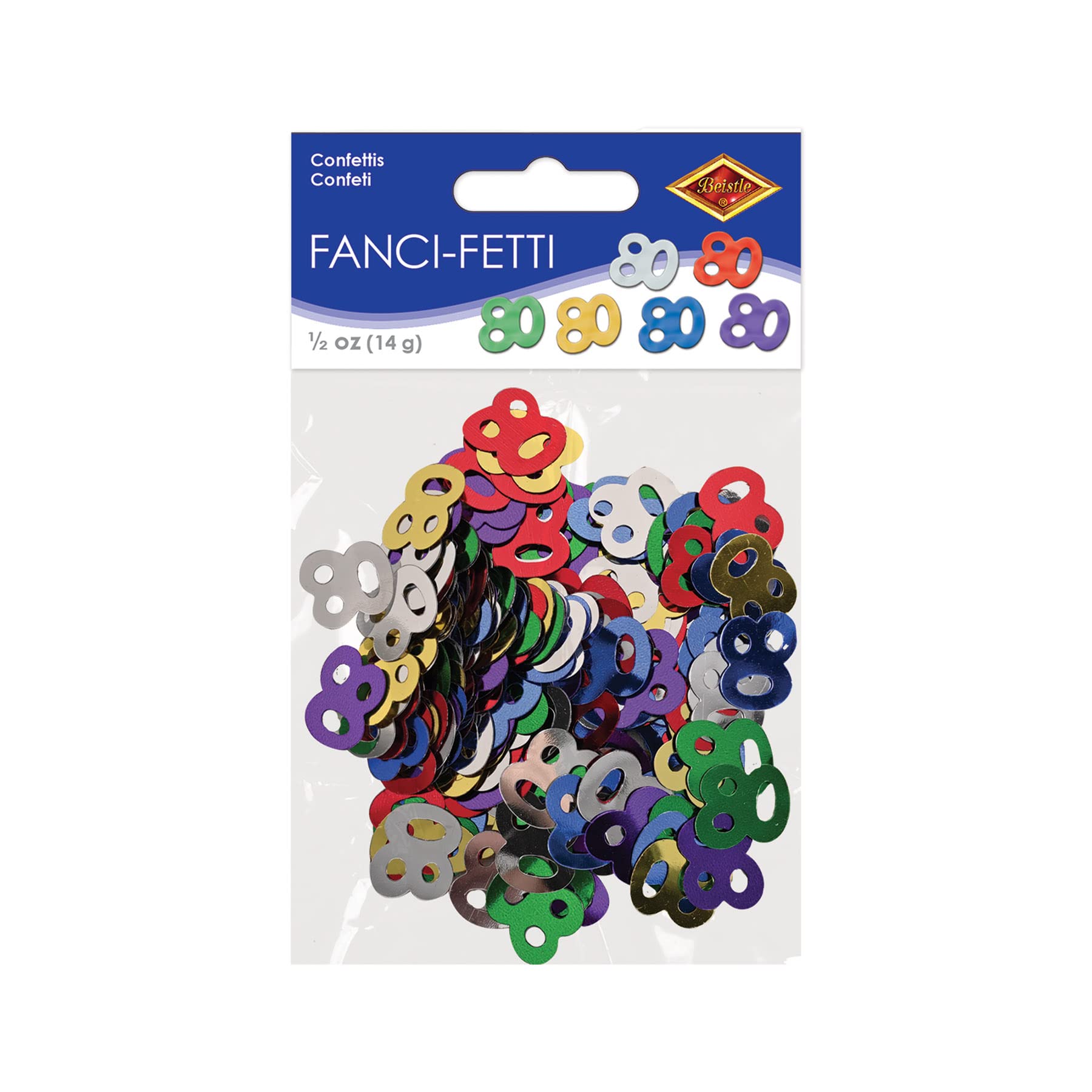 Foto 6 pulgar | 80 Siluetas De Confetti Beistle Fanci-fetti (multicolor) - Venta Internacional.