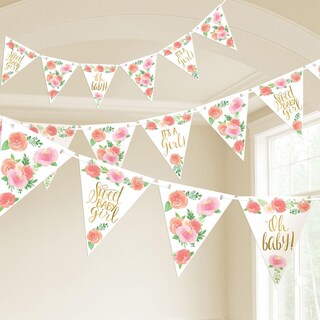 Foto 3 | Papel Amscan Banner con Estampado Floral 4.5 m - Venta Internacional