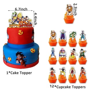 Foto 4 | Kit Xtellar 36 Globos Para Dragon Ball Goku Anime Decoraciones