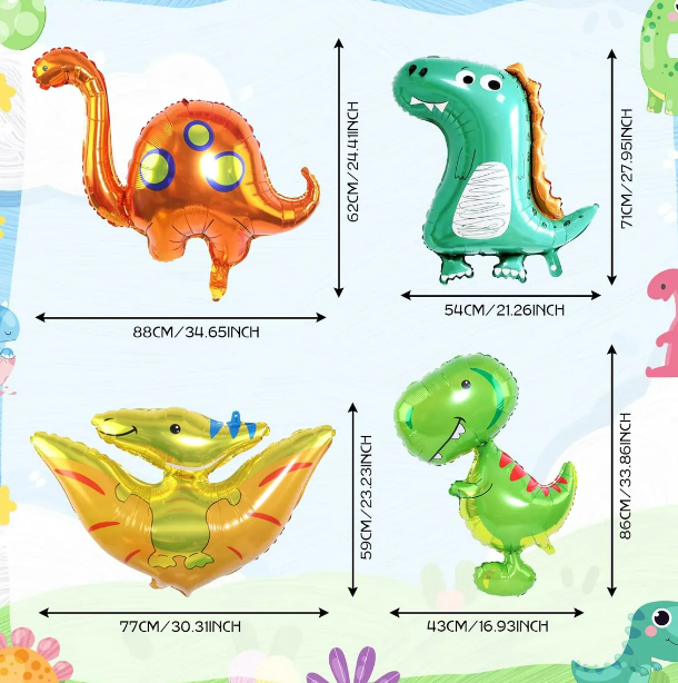 Foto 4 pulgar | Kit Xtellar De Globos Para Fiesta De Cumpleaños Con Tema De Animales