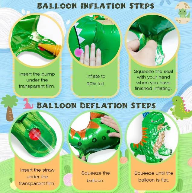 Foto 4 | Kit Xtellar De Globos Para Fiesta De Cumpleaños Con Tema De Animales