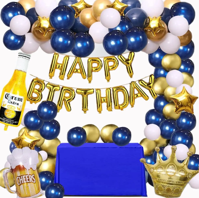 Decoración Xtellar Globos Para Fiesta De Cumpleaños De Hombre Mujer