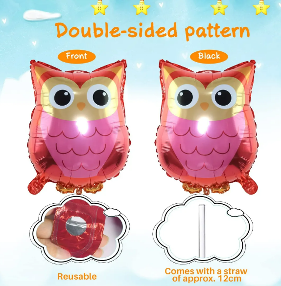 Foto 4 | Kit Xtellar De Globos Para Fiesta De Cumpleaños Con Tema De Animales