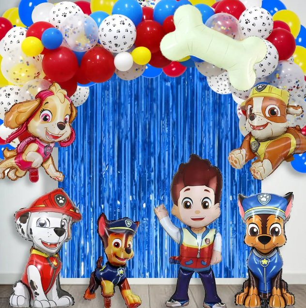 Foto 4 | Paw Xtellar Patrol Kit De Decoración De Globos De Cumpleaños 83