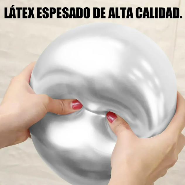 Foto 4 | Fiesta Xtellar Decoración Boda Metálico Látex Globo Decoración 50pcs