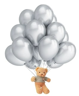 Foto 1 | Fiesta Xtellar Decoración Boda Metálico Látex Globo Decoración 50pcs