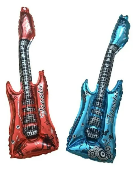 Foto 5 pulgar | 10 Xtellar Pza Globo Guitarra Fiesta Boda Varios Colores