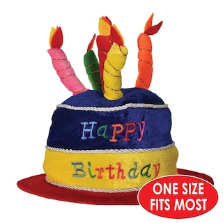 Foto 3 | Gorro De Felpa Para Tarta De Cumpleaños Beistle, Fiesta De Feliz Cumpleaños - Venta Internacional.