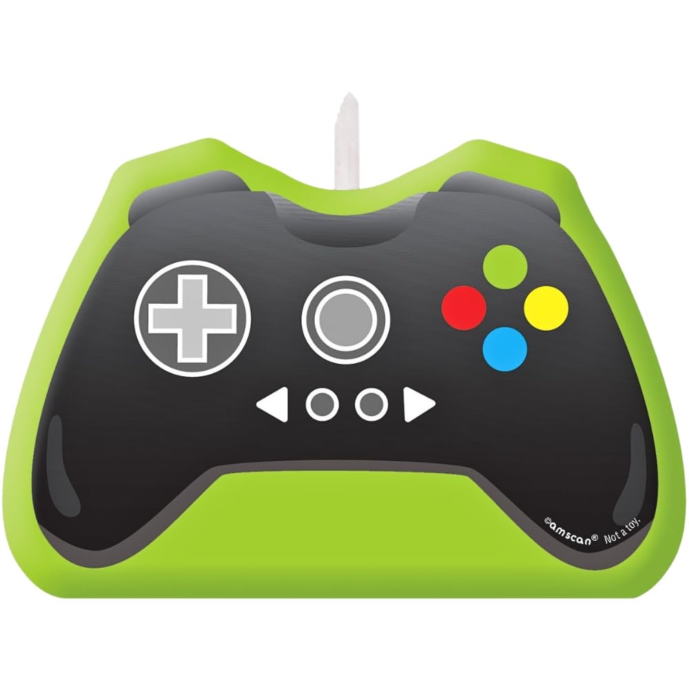 Foto 1 | Vela De Cumpleaños Amscan Level Up Green De 4,5 Cm Para Fiestas Temáticas - Venta Internacional.