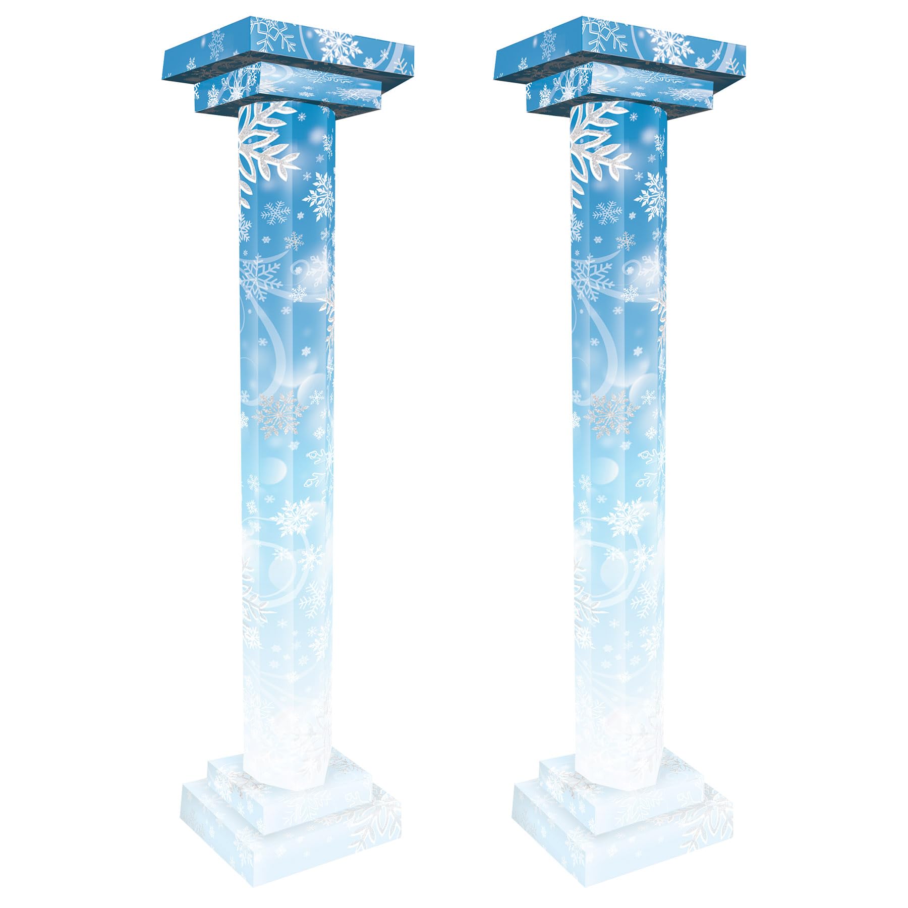 Foto 2 pulgar | Columna Alta Decorations Beistle Winter Wonderland De 1,75 M, 2 Unidades - Venta Internacional.
