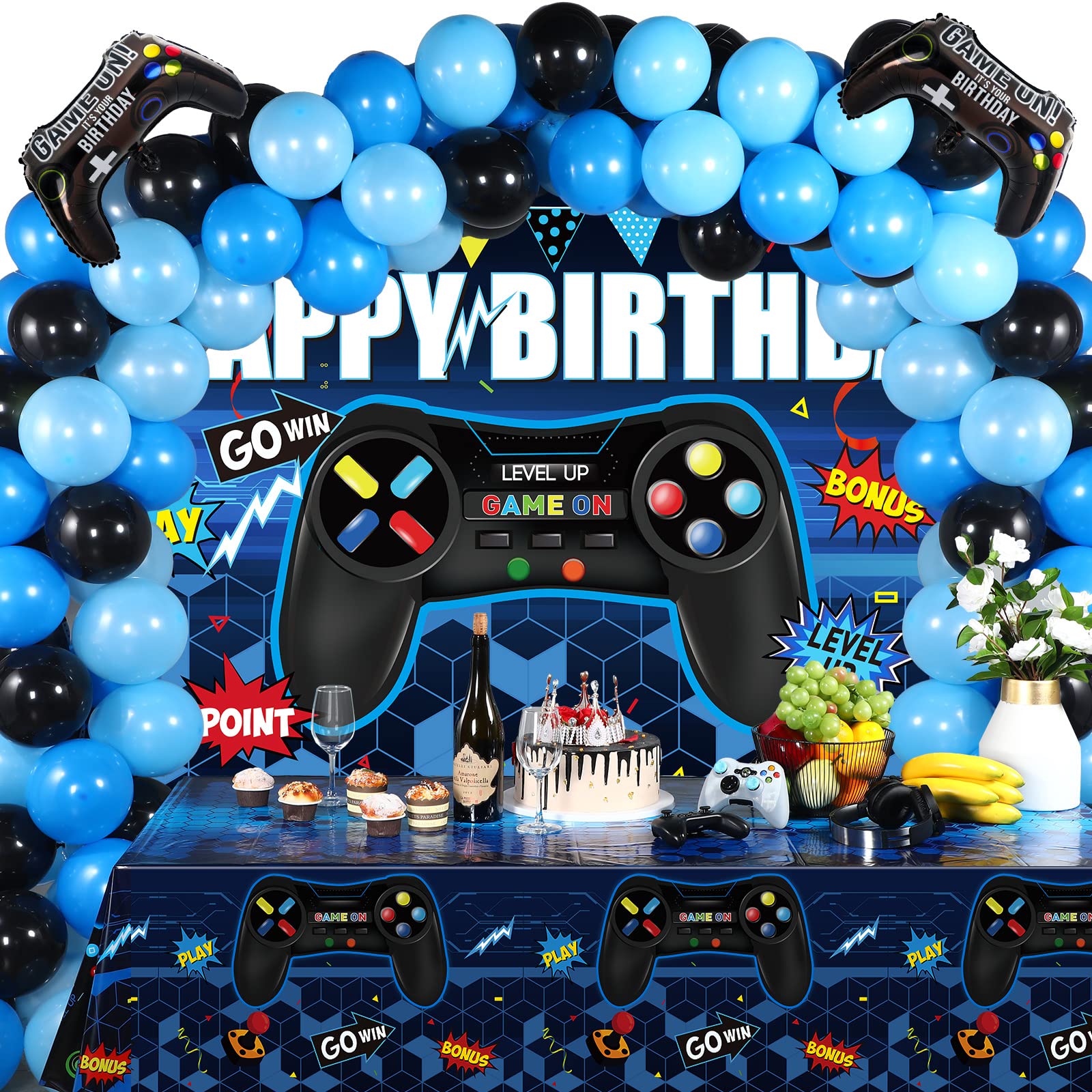 Set De Decoración De Fiesta Tatuo, Videojuego, Fiesta De Cumpleaños - Venta Internacional.