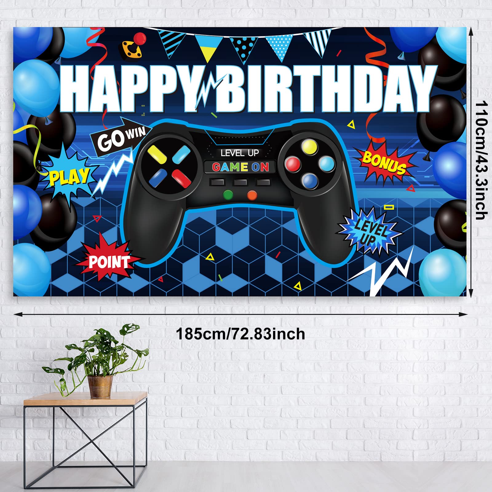 Foto 4 pulgar | Set De Decoración De Fiesta Tatuo, Videojuego, Fiesta De Cumpleaños - Venta Internacional.