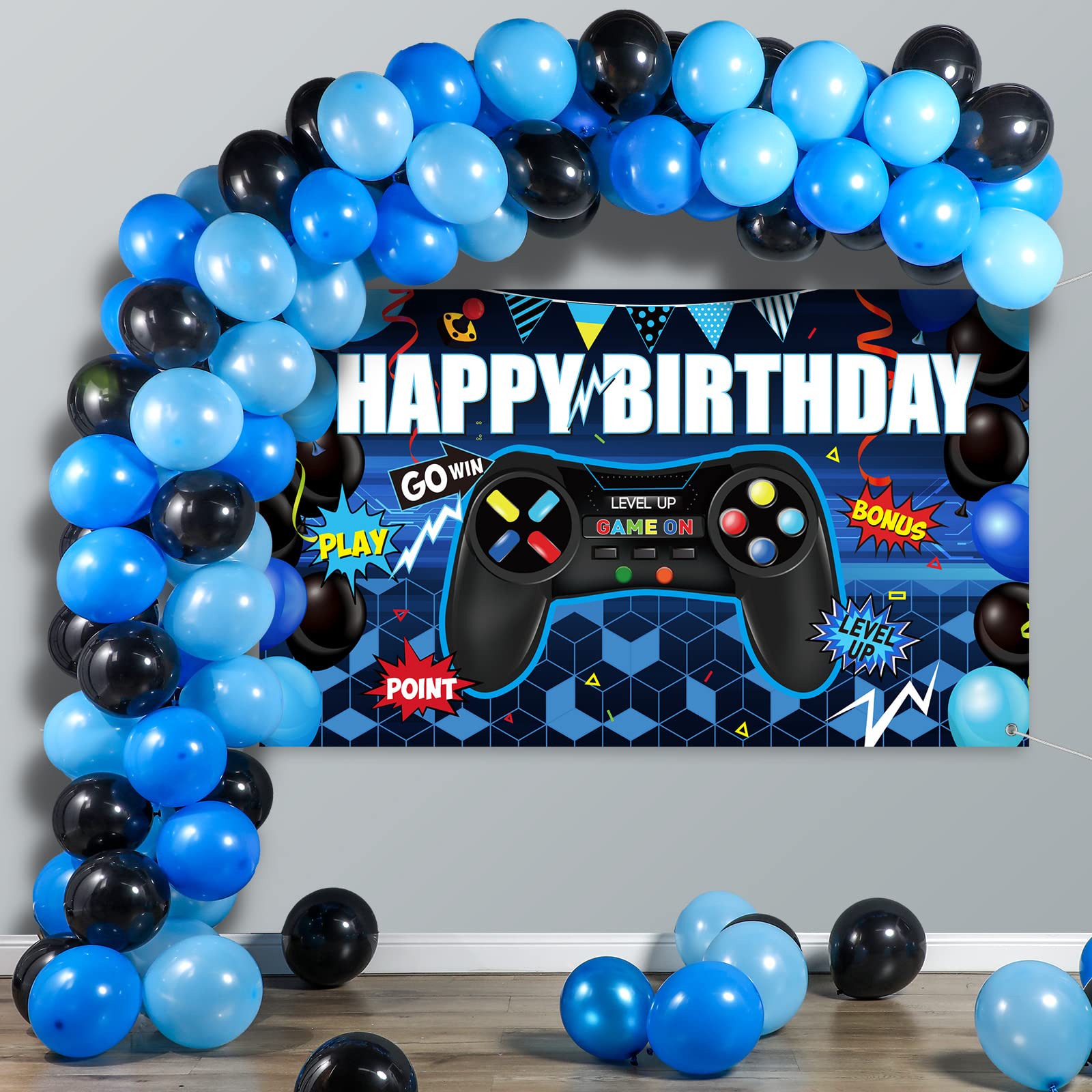 Foto 6 pulgar | Set De Decoración De Fiesta Tatuo, Videojuego, Fiesta De Cumpleaños - Venta Internacional.