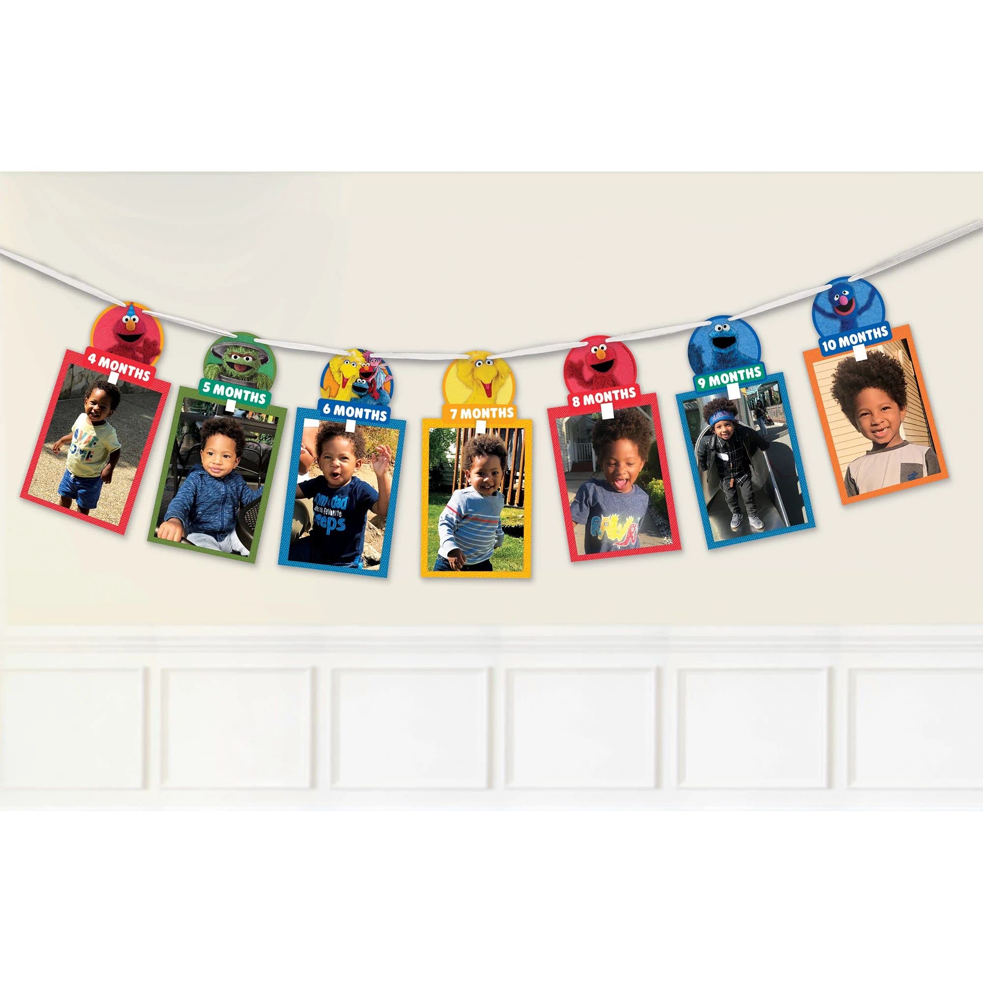 Foto 1 | Banner Para Decoración De Fiesta Amscan Sesame Street Photo, 12 Pies, Para Niños - Venta Internacional.