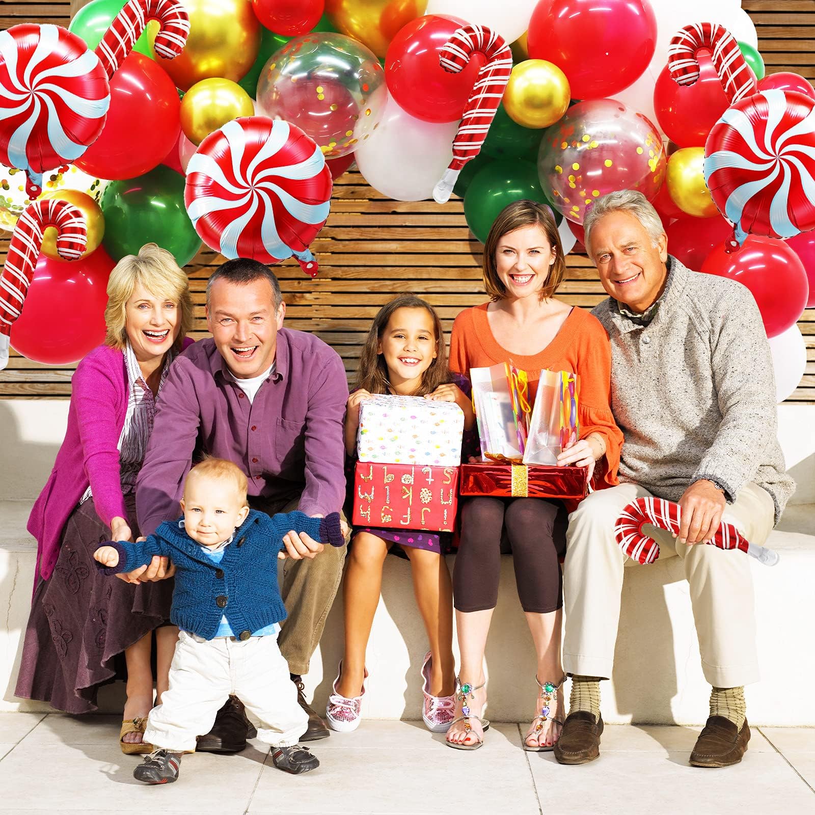 Foto 3 pulgar | Kit De Guirnaldas Con Forma De Arco Con Globos Guasslee Christmas, Paquete De 101 - Venta Internacional.