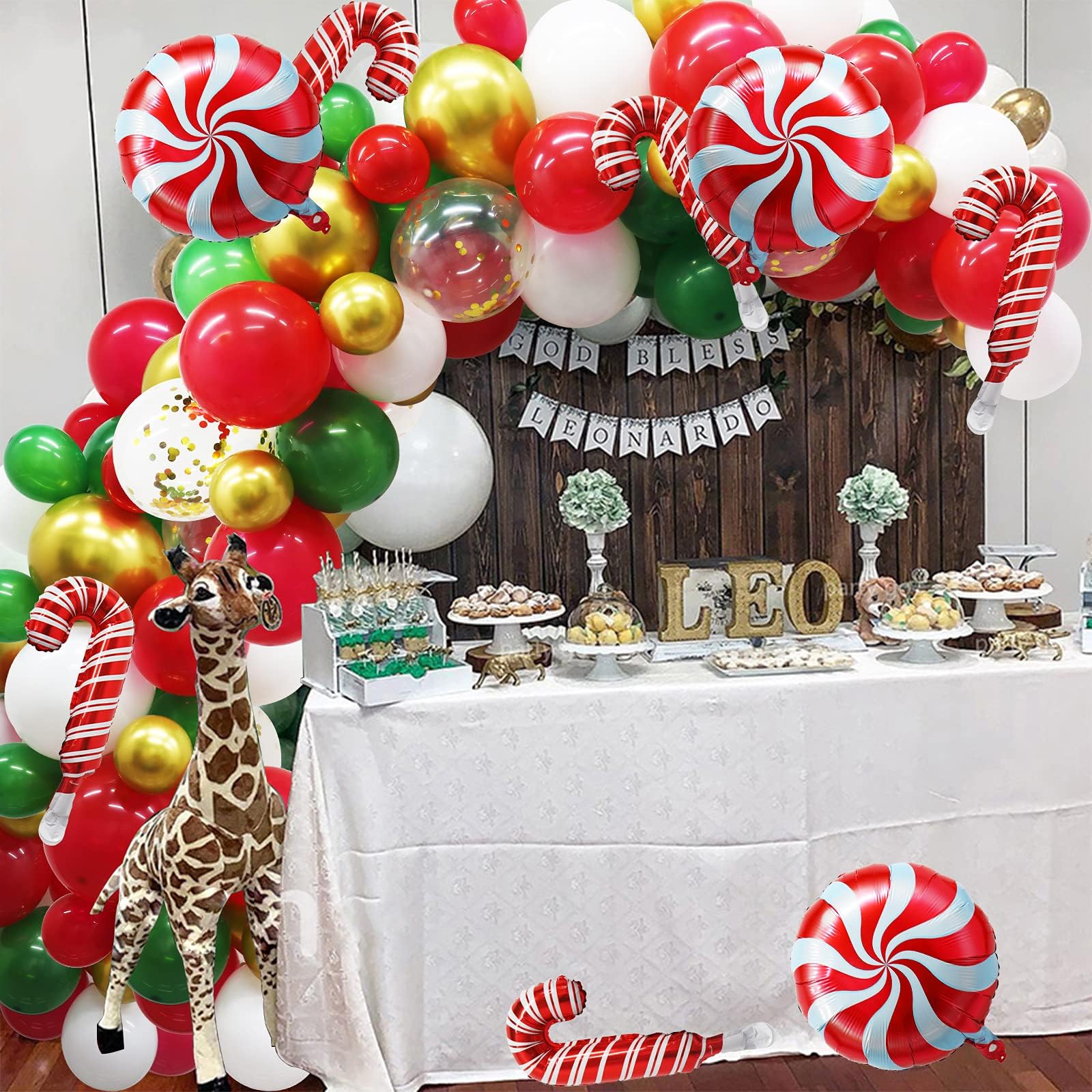 Foto 8 pulgar | Kit De Guirnaldas Con Forma De Arco Con Globos Guasslee Christmas, Paquete De 101 - Venta Internacional.