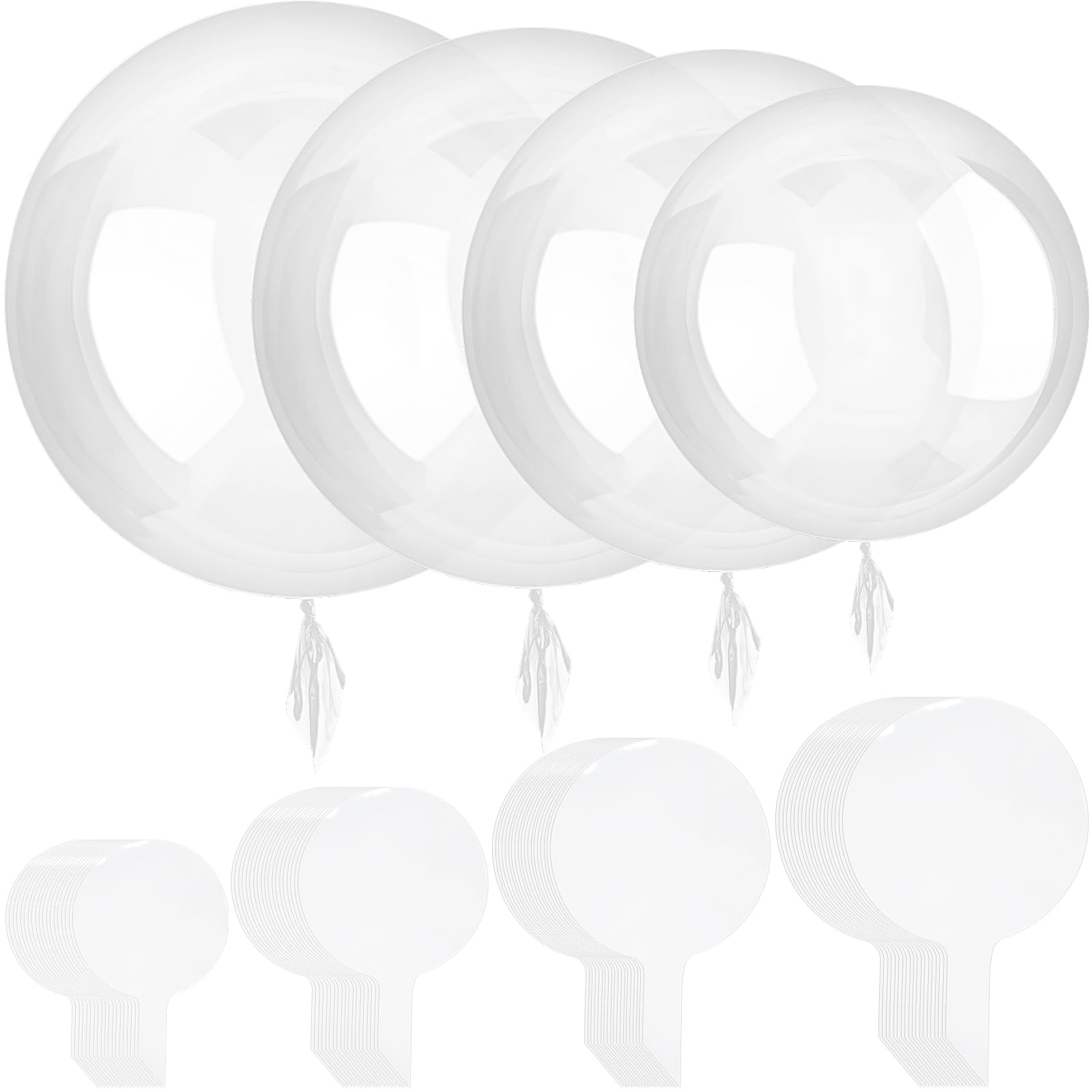 Foto 2 pulgar | Globos Sumind Bobo De Látex Transparente Para Decoración, 40 Unidades - Venta Internacional.
