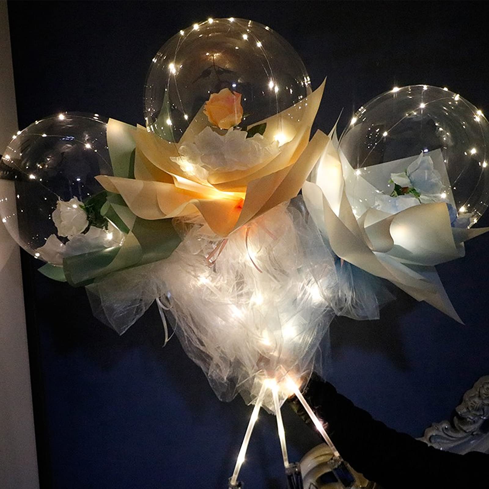Foto 6 pulgar | Globos Sumind Bobo De Látex Transparente Para Decoración, 40 Unidades - Venta Internacional.