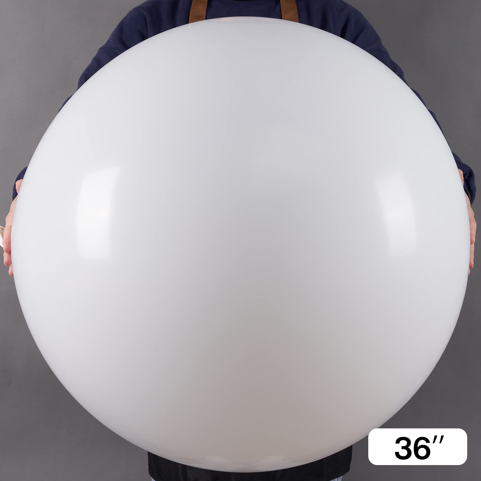 Foto 2 | Globo Partywoo Blanco Mate Para Guirnalda, 36 Cm, 4 Unidades - Venta Internacional.