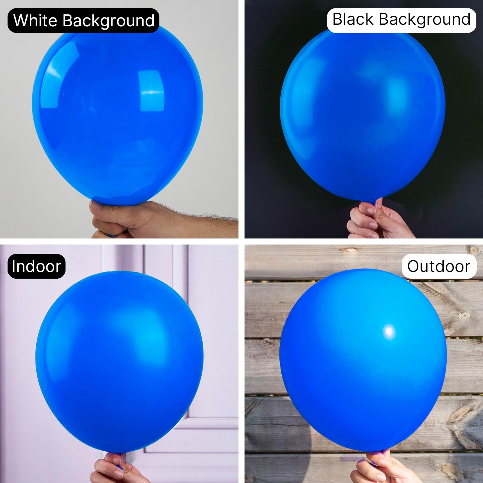 Foto 3 | Balloon Partywoo Royal Blue 120 Unidades De Diferentes Tamaños - Venta Internacional.