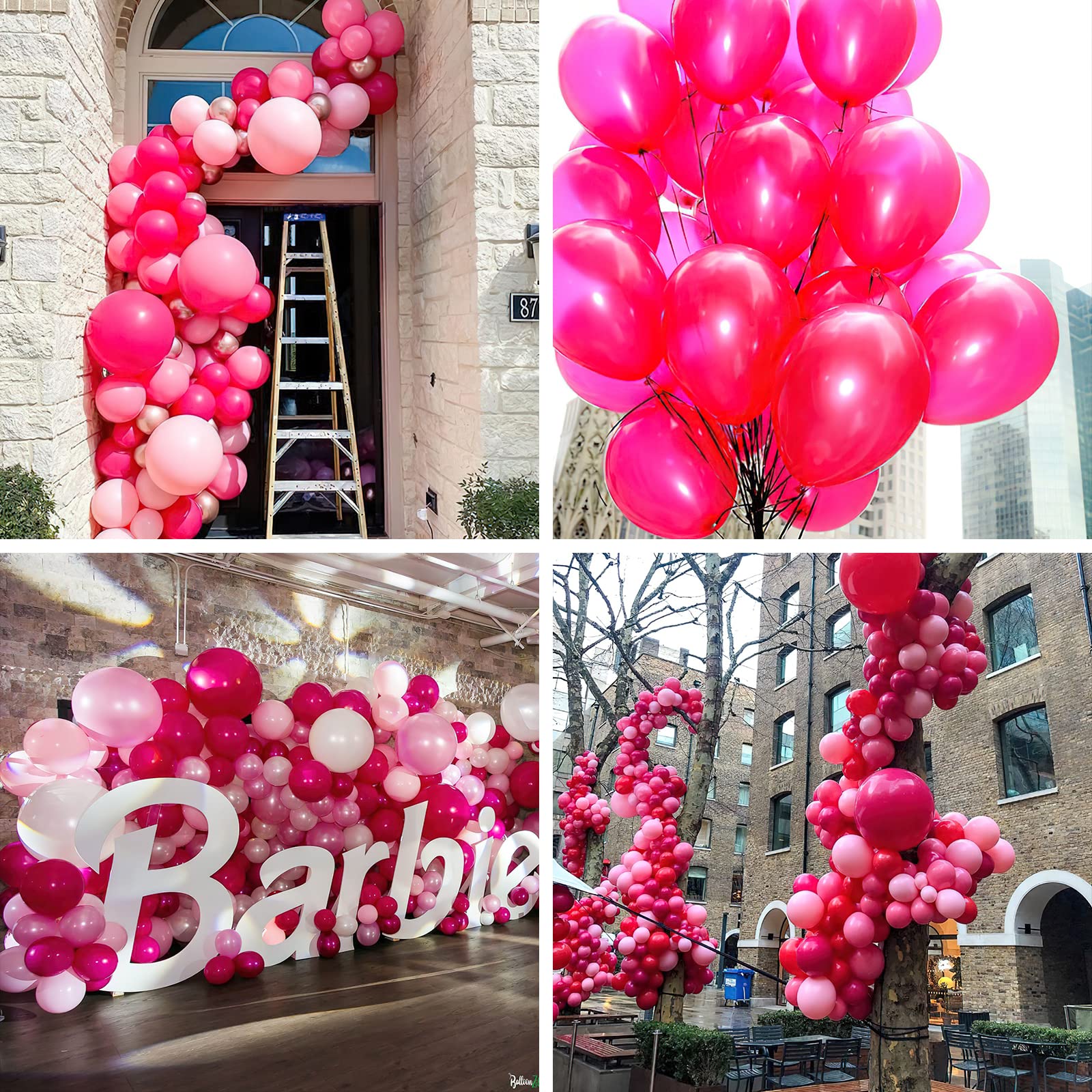 Foto 5 pulgar | Globos Partywoo Magenta, 50 Unidades, 30 Cm, Color Rosa Intenso, Para Decoración - Venta Internacional.