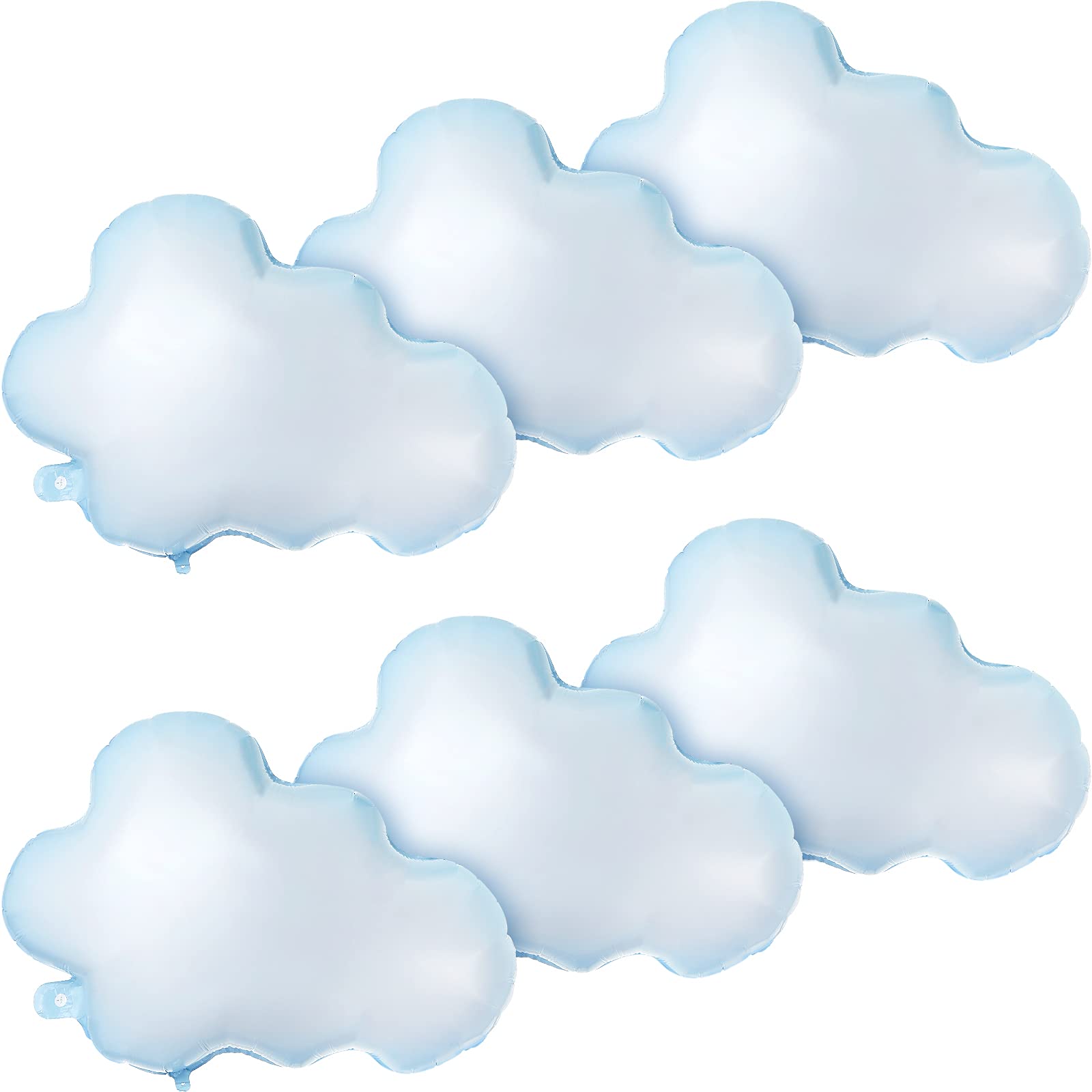 Foto 2 pulgar | Globos De Aluminio Sumind White Cloud De 30 Cm X 53 Cm Para Fiestas, 6 Unidades - Venta Internacional.