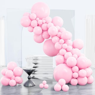 Foto 1 | Balloon Partywoo, Color Rosa Pastel, 85 Unidades, Diferentes Tamaños - Venta Internacional.