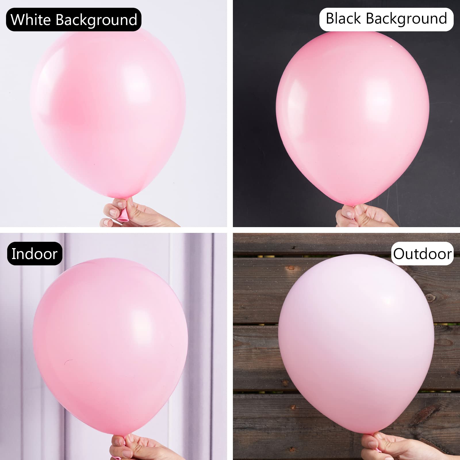 Foto 4 pulgar | Balloon Partywoo, Color Rosa Pastel, 85 Unidades, Diferentes Tamaños - Venta Internacional.